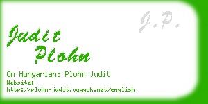 judit plohn business card